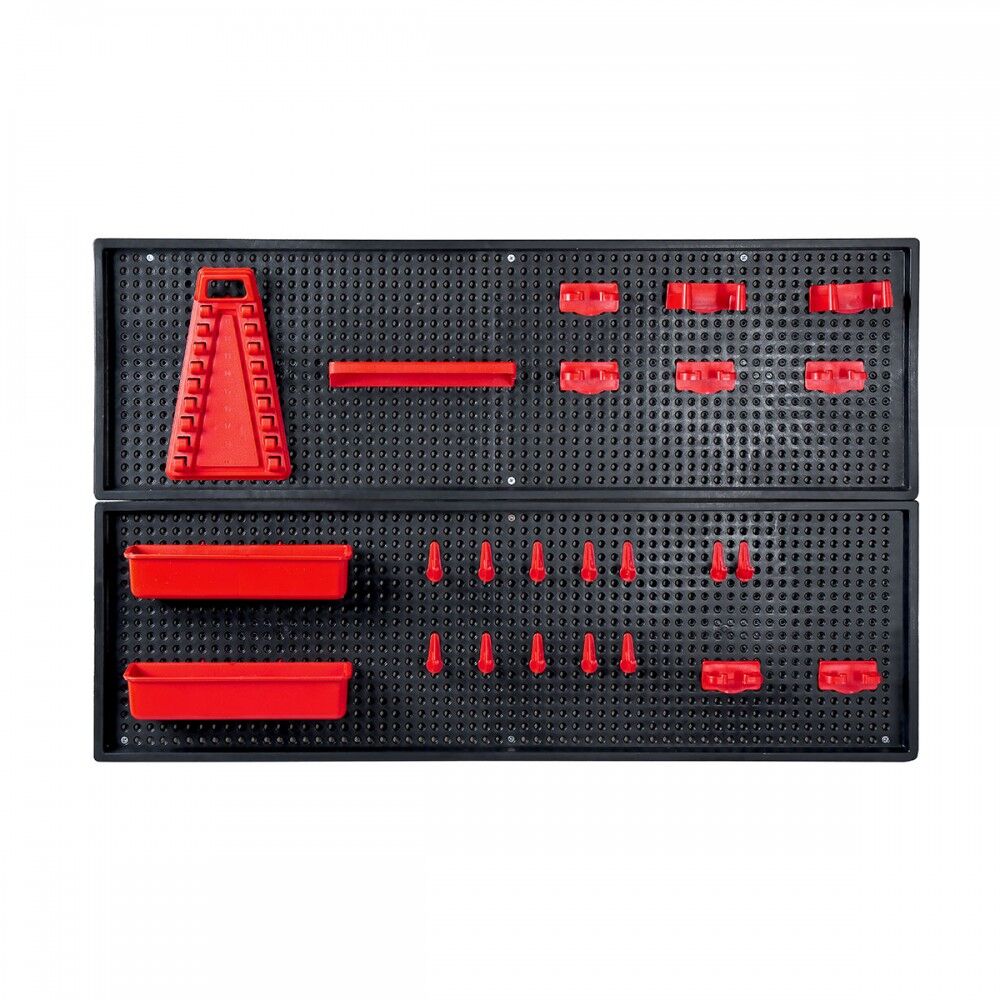 Qbrick Pegboard Kit with Red Additions