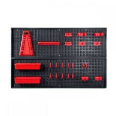 Qbrick Pegboard Kit with Red Additions