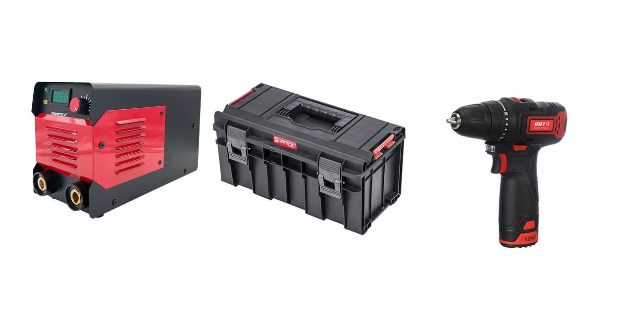 MMA-160E İnverter Kaynak Makinesi, Qbrick System Taşıma Çantası ve S12-2 Akülü Vidalama
