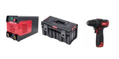 MMA-160E İnverter Kaynak Makinesi, Qbrick System Taşıma Çantası ve S12-2 Akülü Vidalama