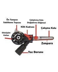 Rox Wood 0030 Taş Motoruna Takılır Şerit Bant Zımpara Aparatı